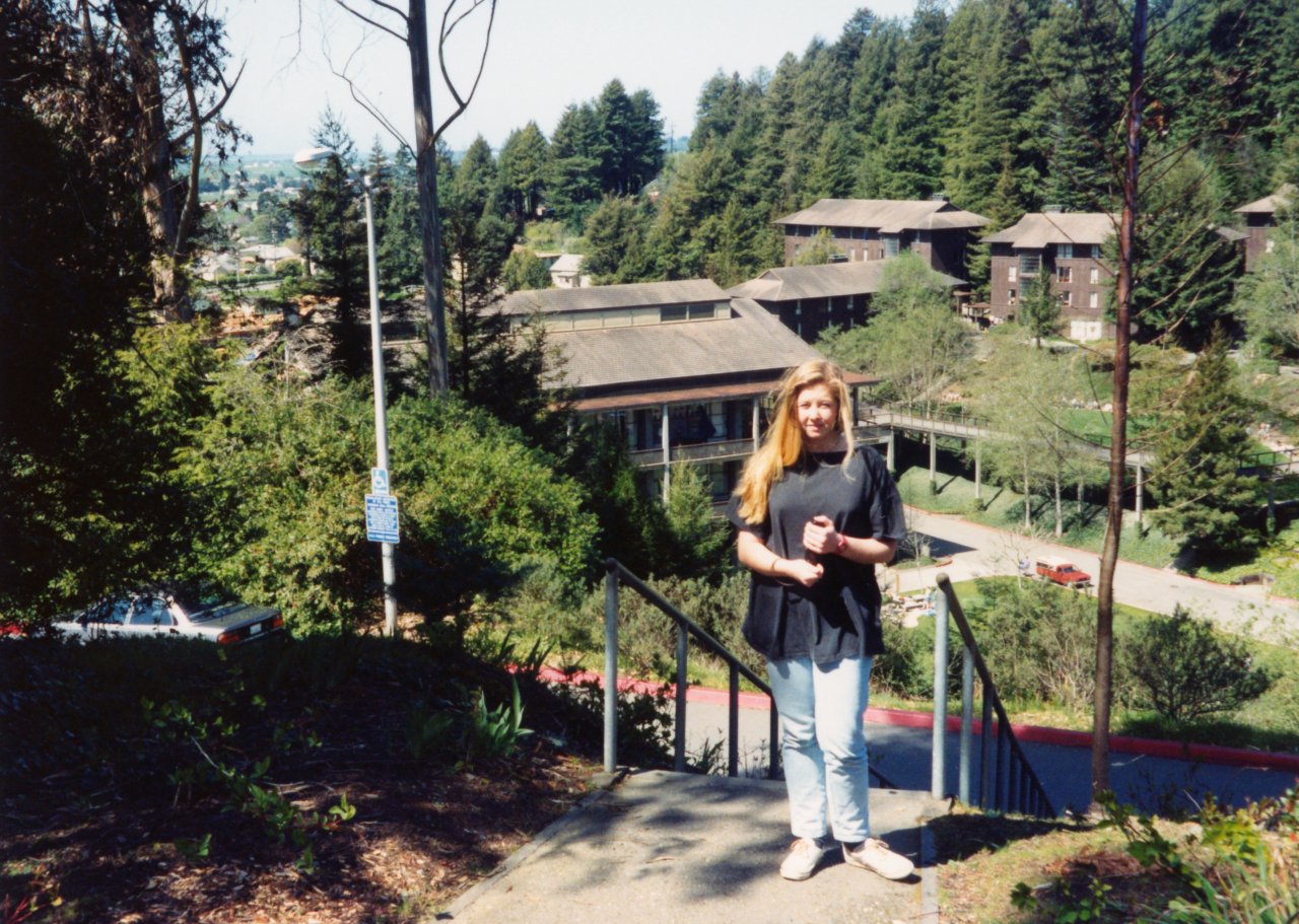 Jen at Humbolt April 91